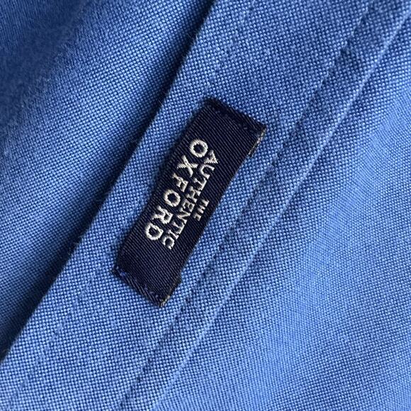 Bundle of 2 Boys Size Large Blue Oxford Button Up Dress Shirts | Semi-formal - Picture 7 of 13